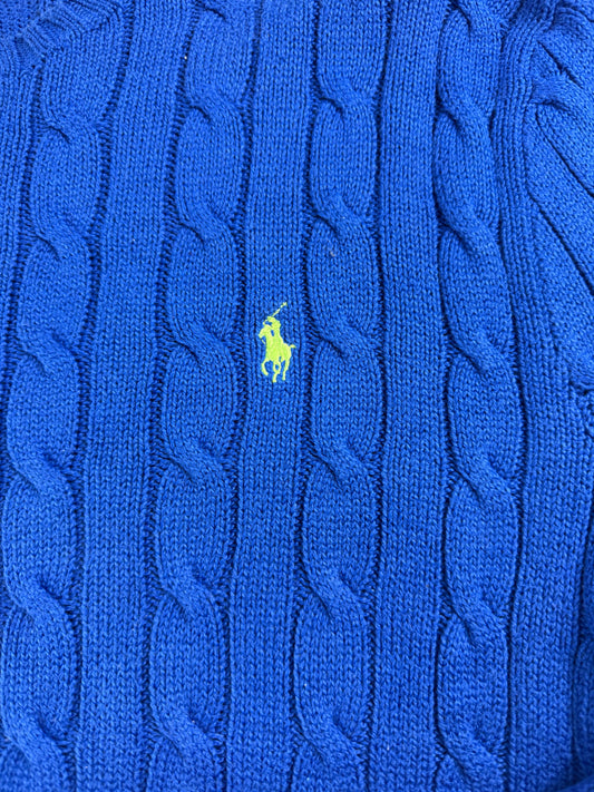 Polo Ralph Lauren Cable-Knit Sweater Royalblau (XL)