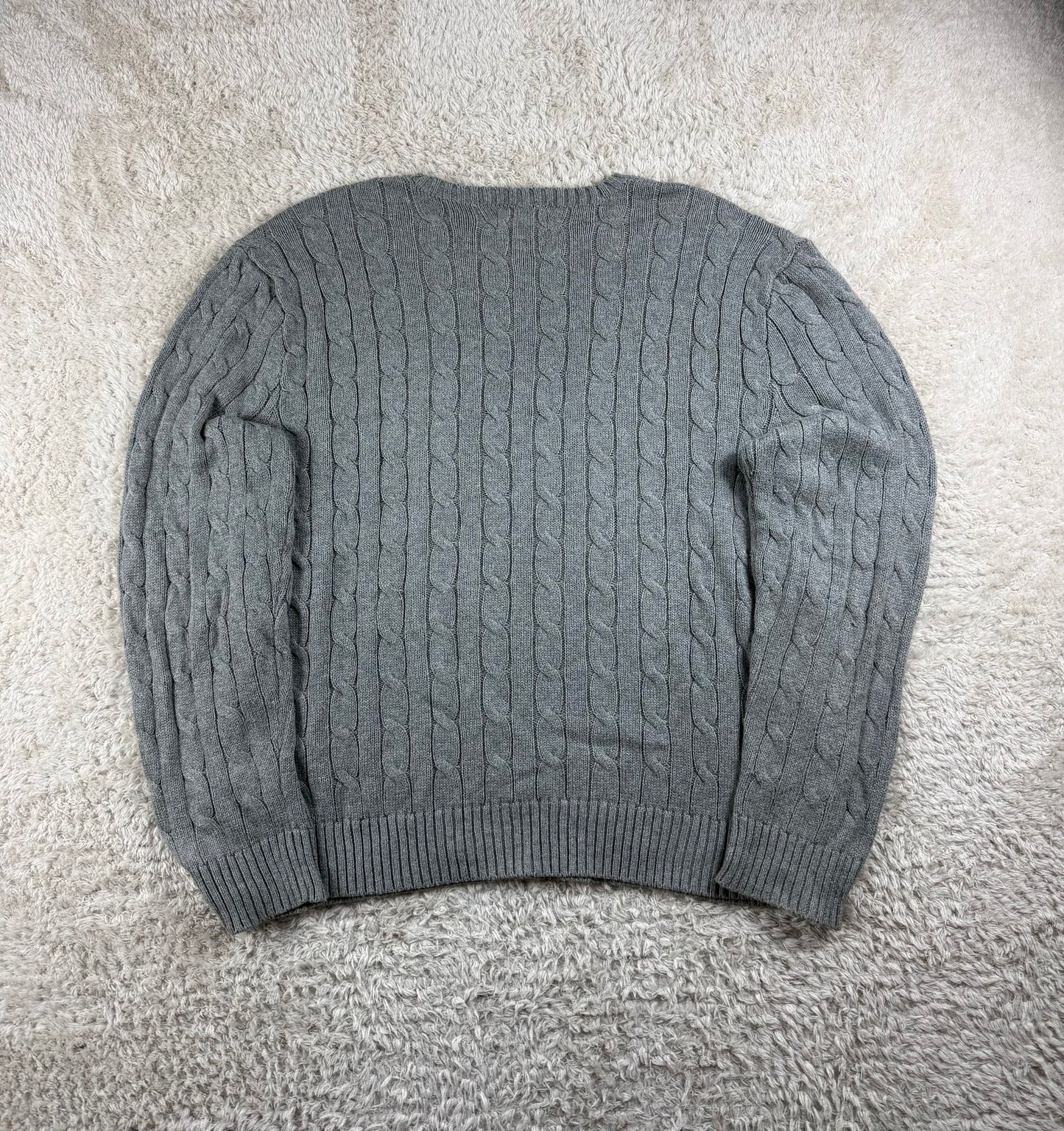 Polo Ralph Lauren Cable-Knit Sweater Grau (XXL)