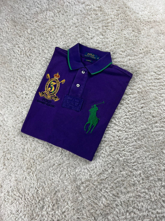 Polo Ralph Lauren Poloshirt Lila Big Pony (S)