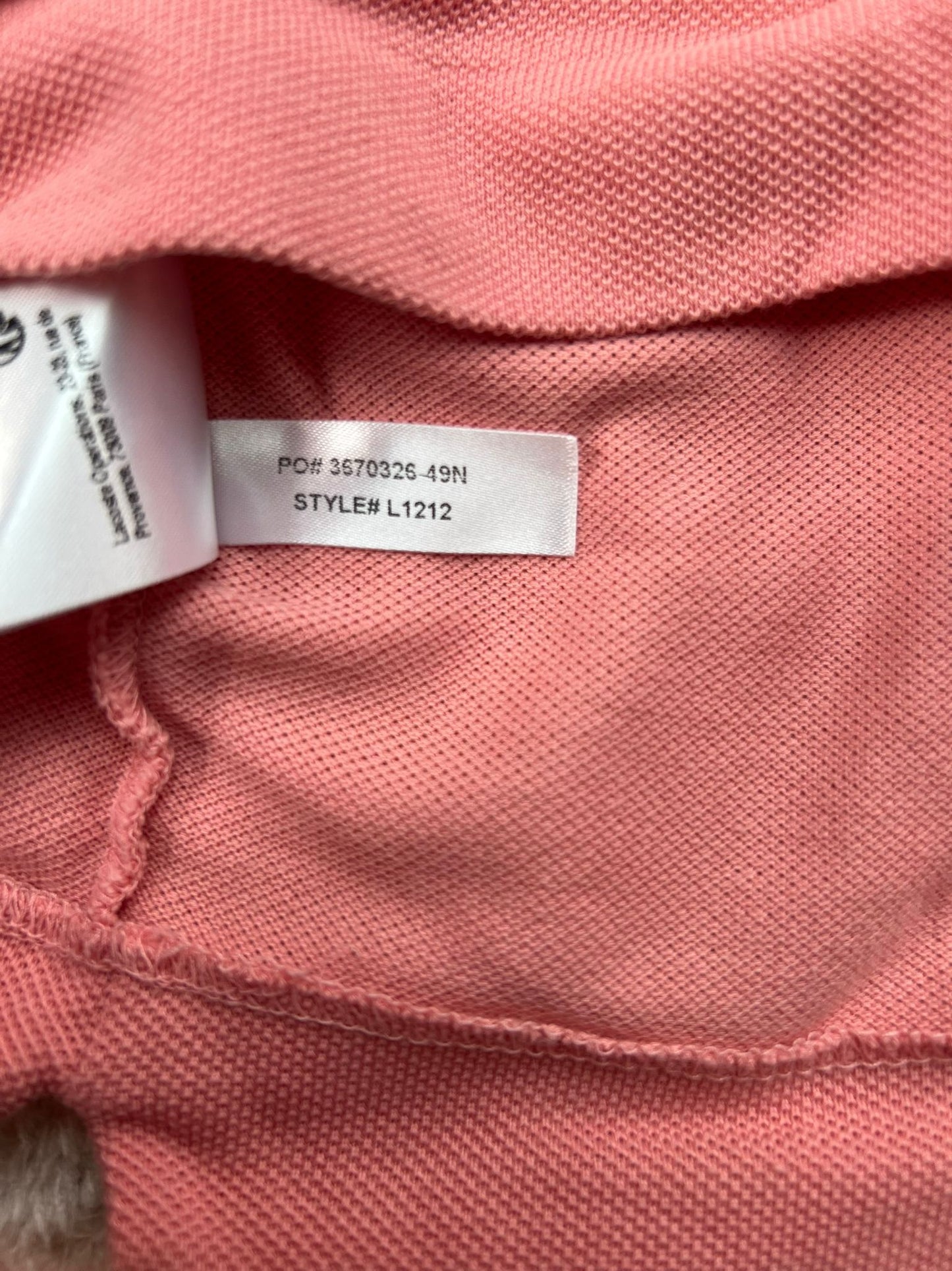 Lacoste Polo Shirt Rosa – Classic Fit mit Logo (S)