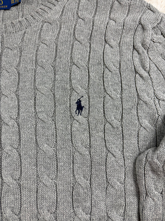 Polo Ralph Lauren Cable-Knit Sweater Grau (XXL)