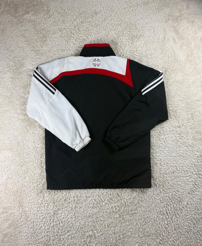 Liverpool FC Trainingsanzug Set – Adidas Retro Track Suit Schwarz/Rot/Weiß (L)