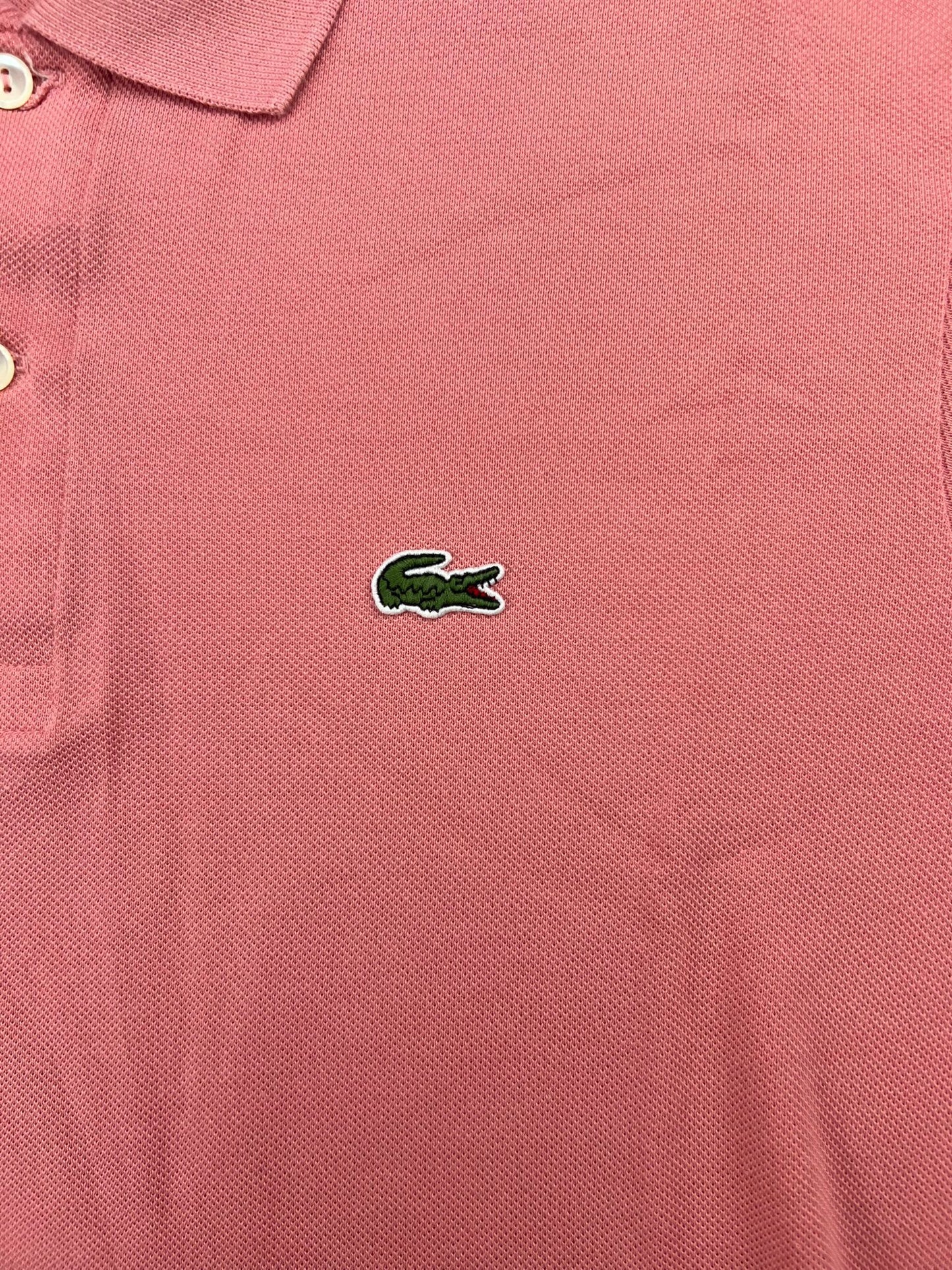 Lacoste Polo Shirt Rosa – Classic Fit mit Logo (S)