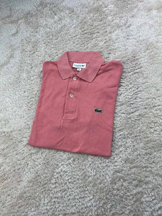 Lacoste Polo Shirt Rosa – Classic Fit mit Logo (S)